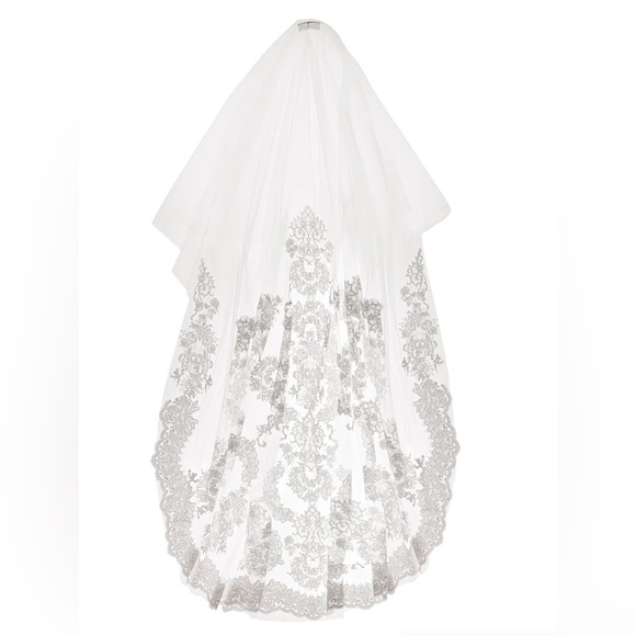 Rivini Daphne Veil, Ivory - Picture 3 of 4